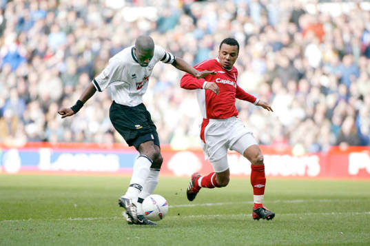 Fotboll, engelsk, division 1, Derby County - Nottingham