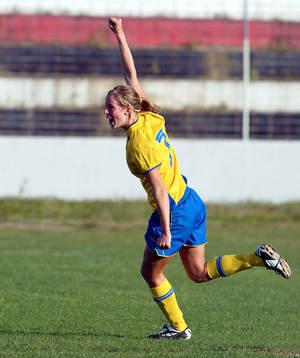 Lotta Scheln, Sverige jublande glad