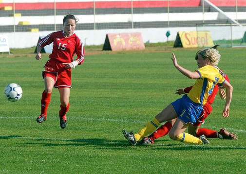 Victoria Svensson, Sverige slår in kvitteringen 1-1