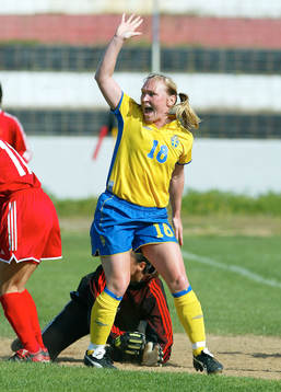 Frida Östberg, Sverige. Jubel