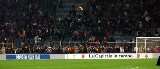 Fotboll, Serie A (Italiensk Liga) Lazio - Roma