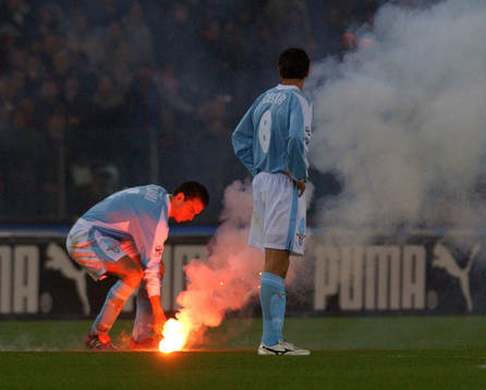 Fotboll, Serie A (Italiensk Liga) Lazio - Roma