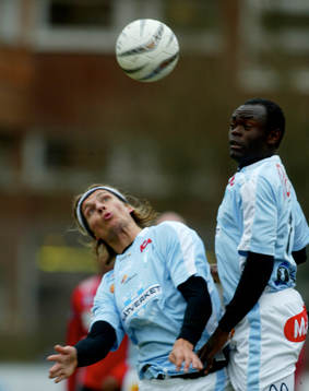 Tobias Grahn och Joseph Elanga, Malmö