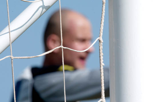 Fotboll, genre, nät, målvakt, målbur, stolpe
