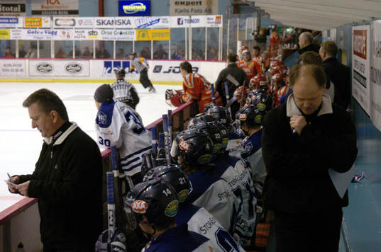Leksands nya tränarpar Per Arne Alexandersson (Per Arne