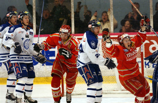 Johan Westäng och Christian Magnusson, Mora jublar