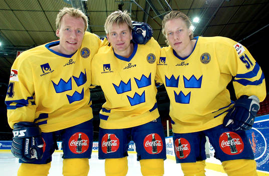Ishockey, Sverige, Niklas Andersson, Johan Davidsson och