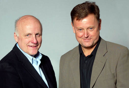Arne Hegerfors, journalist och Stefan Thylin, journalist