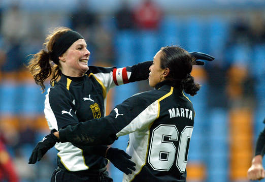Fotboll, dam,  UEFA Women´s Cup, Semifinal, Bröndby -