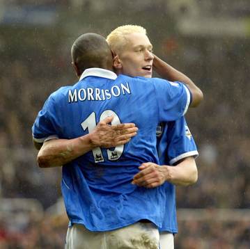 Clinton Morrison och Mikael Forssell, Birmingham jublar