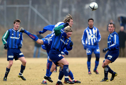 Fredrik Risp, Göteborg når högst i en luftduell