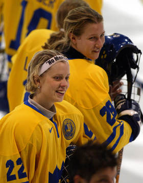 Ishockey, VM, Dam, Sverige