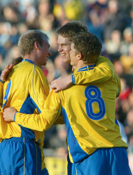 Johan Andersson, Sverige. Jubel