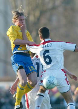 Markus Rosenberg, Sverige och Steven Taylor, England