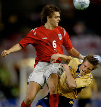 Anders Svensson, Sverige och Jonathan Woodgate, England