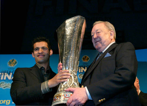 Ricardo Costa, FC Porto och Lennart Johansson, UEFA,