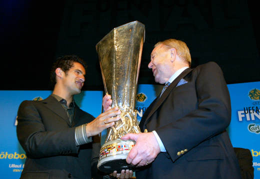 Ricardo Costa, FC Porto och Lennart Johansson, president,