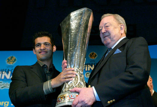 Ricardo Costa, FC Porto och Lennart Johansson, President