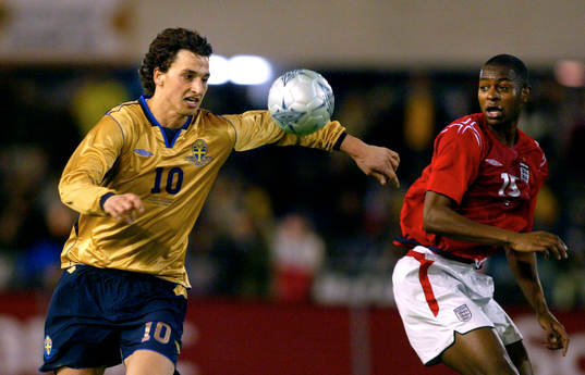 Zlatan Ibrahimovic, Sverige och Anthony Gardner, England