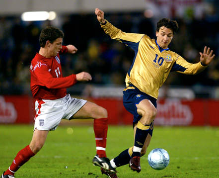 Zlatan Ibrahimovic, Sverige och Alan Thompson, England