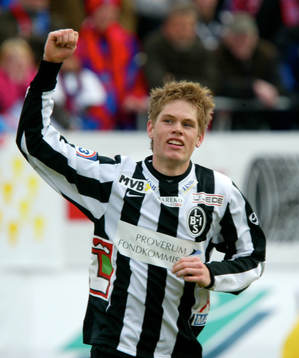 Fotboll, Allsvenskan, Johan Andersson, Landskrona jublar,