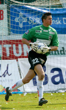 Fotboll, Allsvenskan, Niklas Sandqvist, målvakt, Landskrona