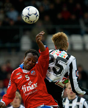 Claudinei Resende, Helsingborg och Johan Andersson,