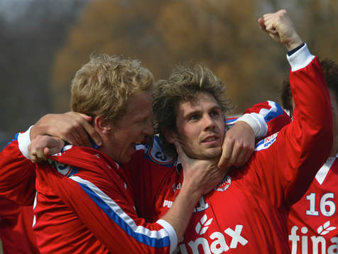 Peter Graulund och Gustaf Andersson, Helsingborg jublar