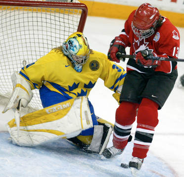 Kim Martin, Sverige och Caroline Ouelette, Kanada