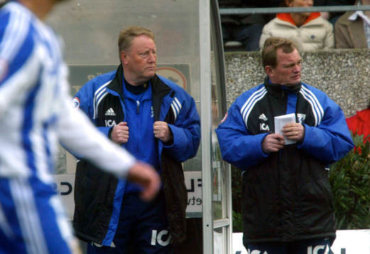 Bosse Johansson och Kjell Pettersson, tränare