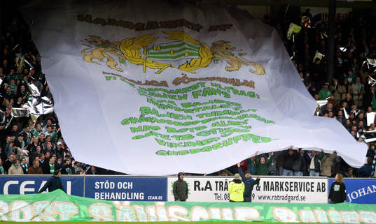 Supporter, flagga, Hammarby