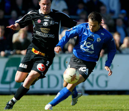 Jens Sloth, Trelleborg och Sharbel Touma, Halmstad