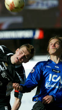 Peter Abelsson, Trelleborg och Markus Rosenberg, Halmstad