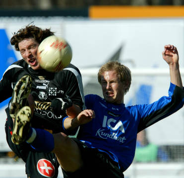 Erik Fischbein, Trelleborg och Magnus Andersson, Halmstad