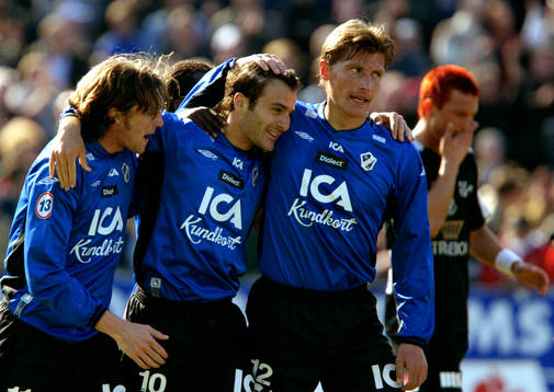 Sharbel Touma, Mikael Nilsson och Tomas Zvirgzdauskas,
