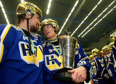 SM-guld till HV71 (Guld); Johan Davidsson och Fredrik