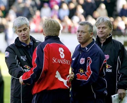 Kurt Arne Nanne Bergstrand, tränare Kalmar och Peter