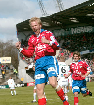 Gustaf Andersson, jubel
