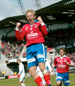Gustaf Andersson, jubel