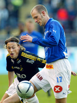 Mattias Moström, AIK och Patrik Svensson,Trelleborg