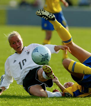 Annelie Brendel, Tyskland och Maria Nilsson, Sverige