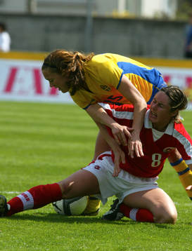 Therese Sjögran, Sverige och Evelyn Zimmermann, Schweiz