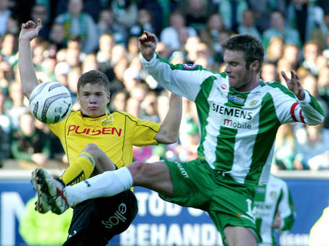 Mikkel Jensen, Hammarby och Samuel Holmén, Elfsborg