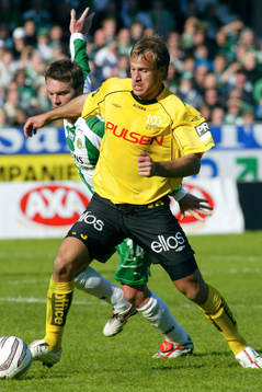 Hasse Berggren, Elfsborg och Mikkel Jensen, Hammarby