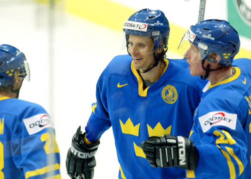 1-3, Andreas Salomonsson och Jörgen Jönsson, Sverige jubel