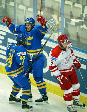 Magnus Kahnberg, Sverige (Jubel). Jesper Damgaard, Danmark