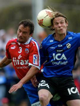 Kenneth Rasmussen, Helsingborg och Markus Rosenberg,