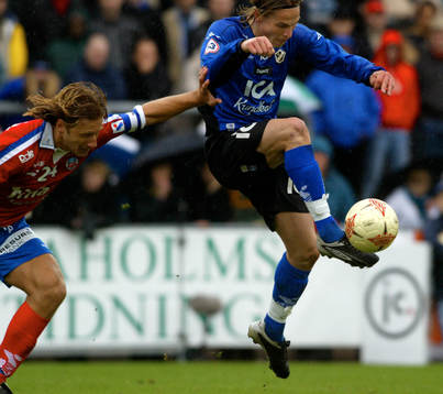 Markus Rosenberg, Halmstad och Jesper Jansson, Helsingborg