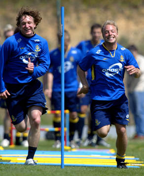 Kim Källström och Anders Andersson, Sverige
