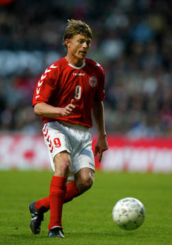 Fotboll, Träningsmatch, Jon Dahl Thomasson, Danmark